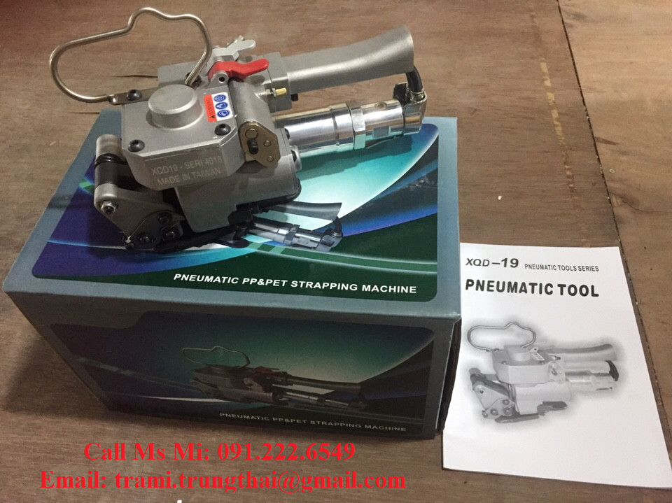 Máy đóng đai nhựa dùng hơi khí nén XQD-19/ PTM-19